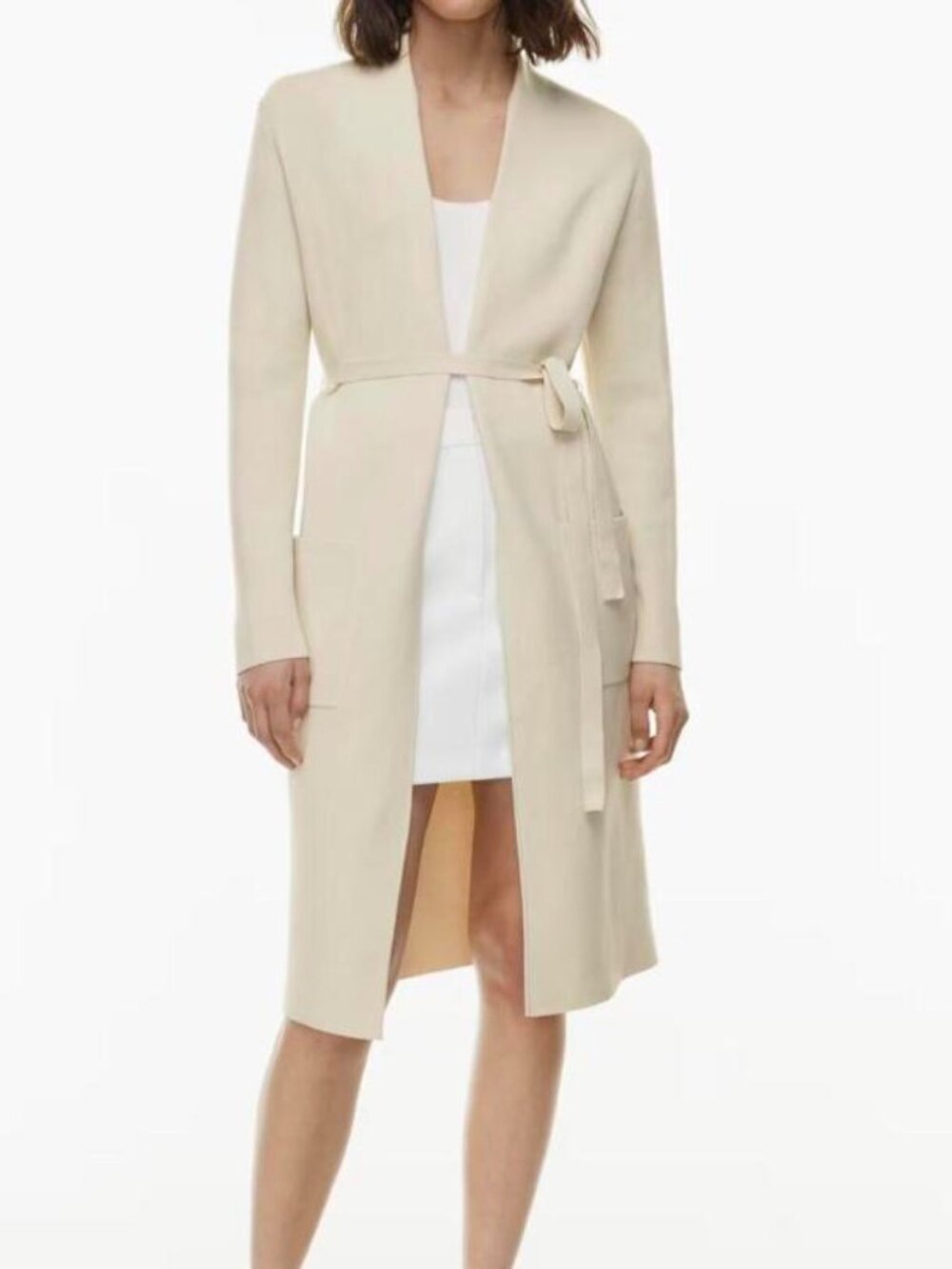 Babaton Ty Cardigan NWT Color Birch